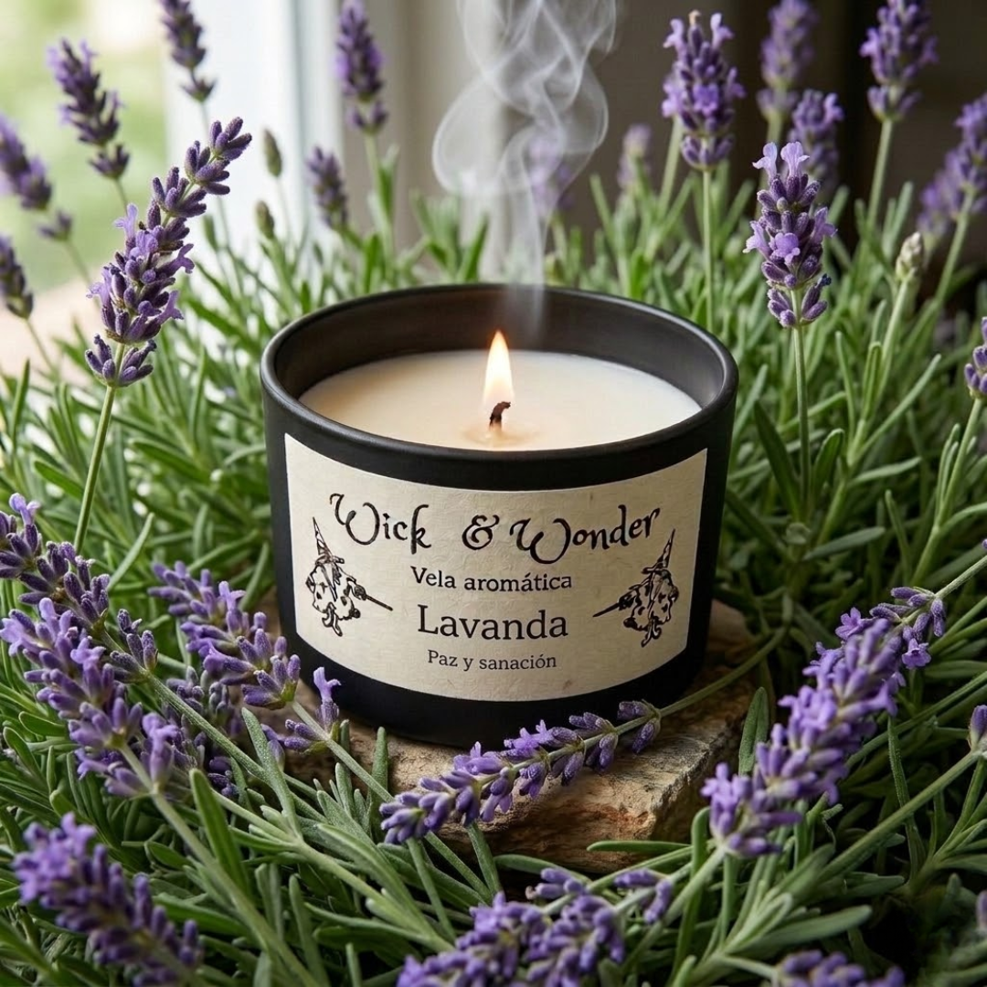 Vela de Lavanda